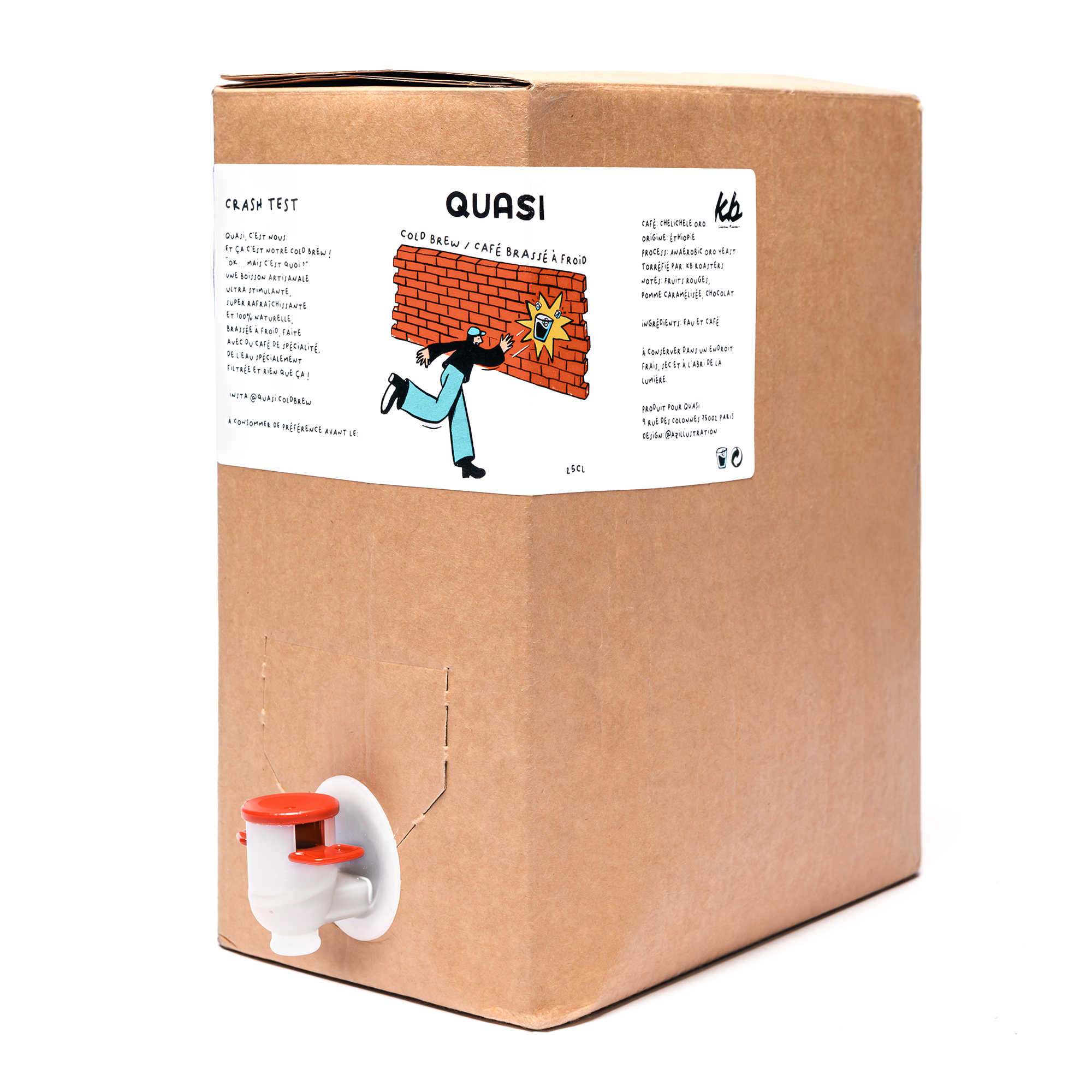 QUASI - "Crash Test" (collab. KB Coffee Roasters) Cubi 3L