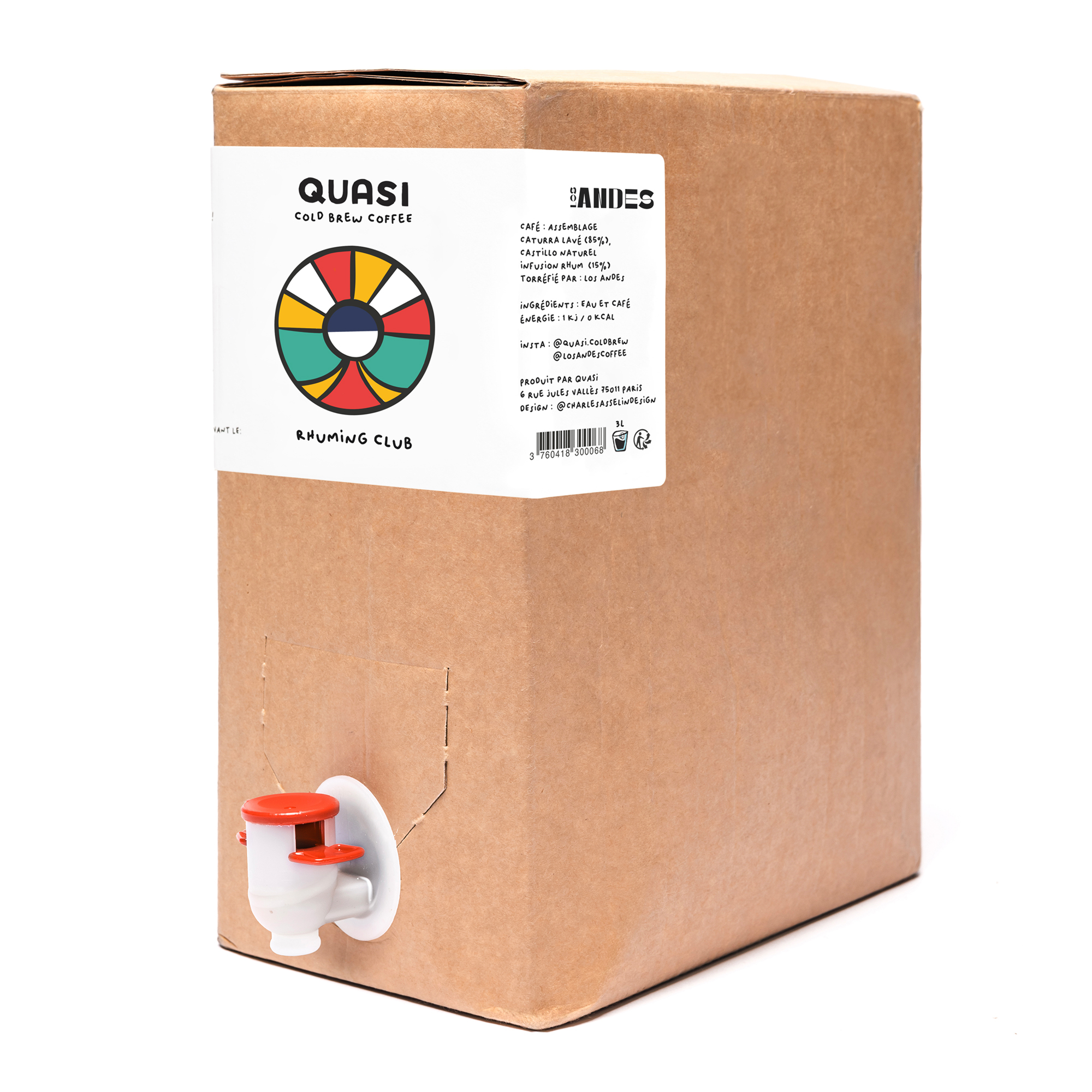 QUASI - "Rhuming Club" (collab. Los Andes) Cubi 3L