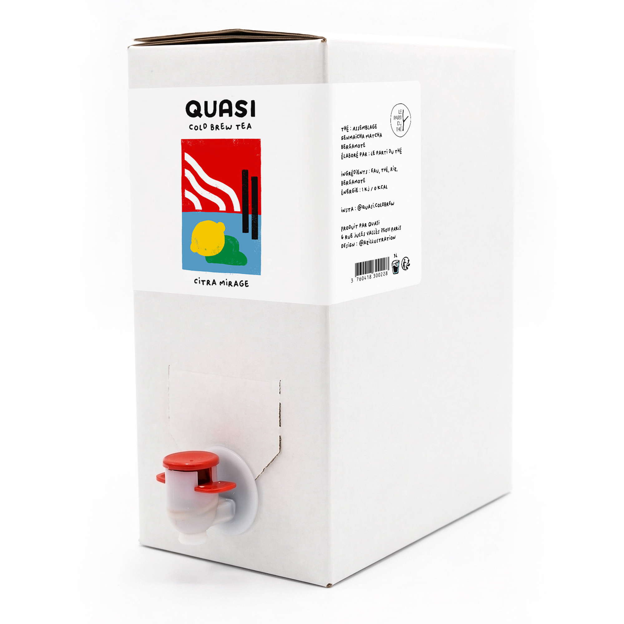 QUASI - "Citra Mirage" (collab. Parti du Thé) Cubi 3L