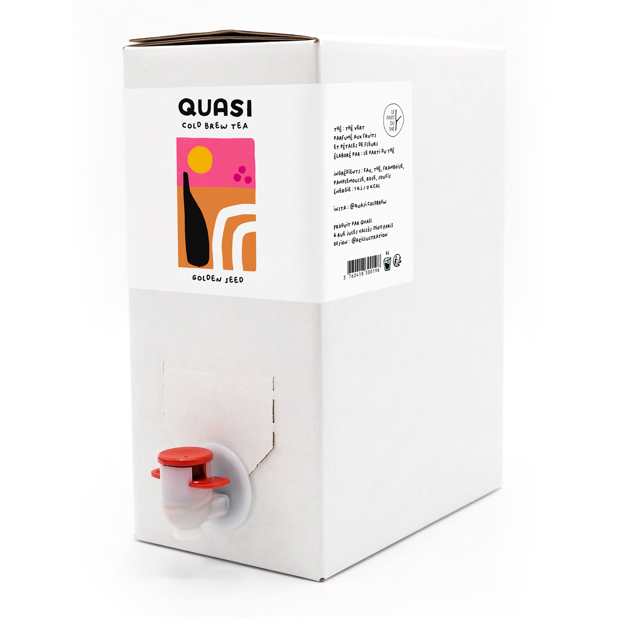 QUASI - "Golden Seed" (collab. Parti du Thé) Cubi 3L