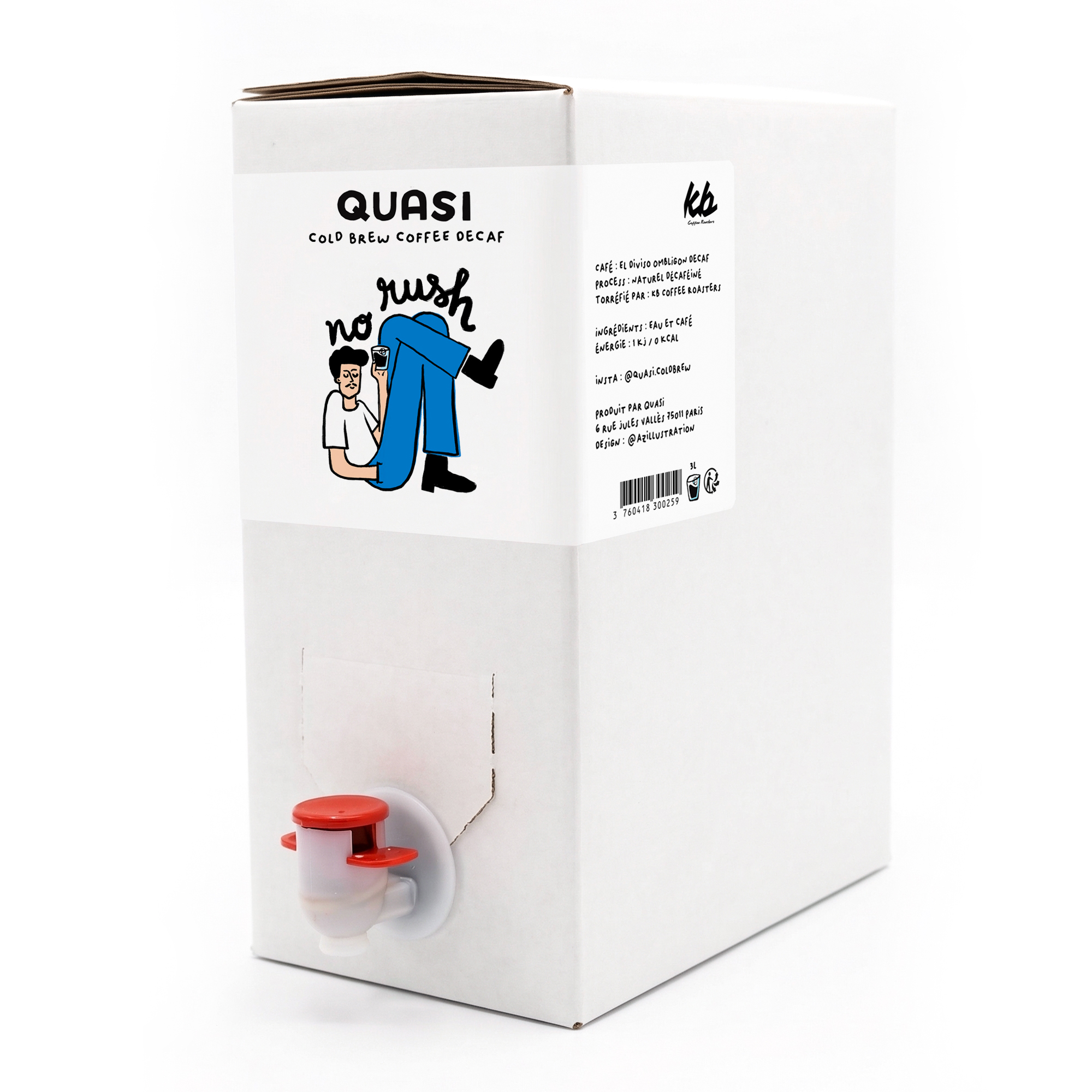 QUASI - "No Rush" (collab. KB). Cubi 3L