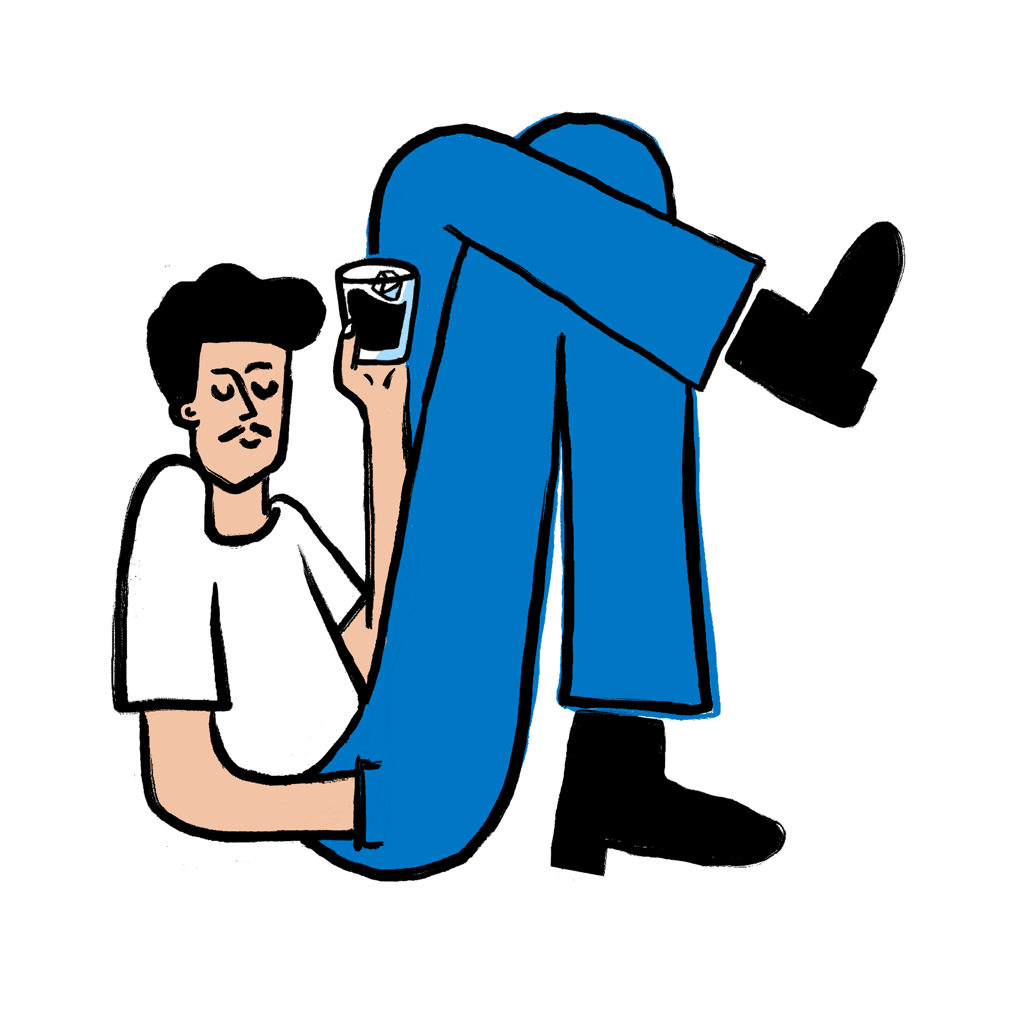 QUASI - "No Rush" (collab. KB) Illustration par Anatole Zangs